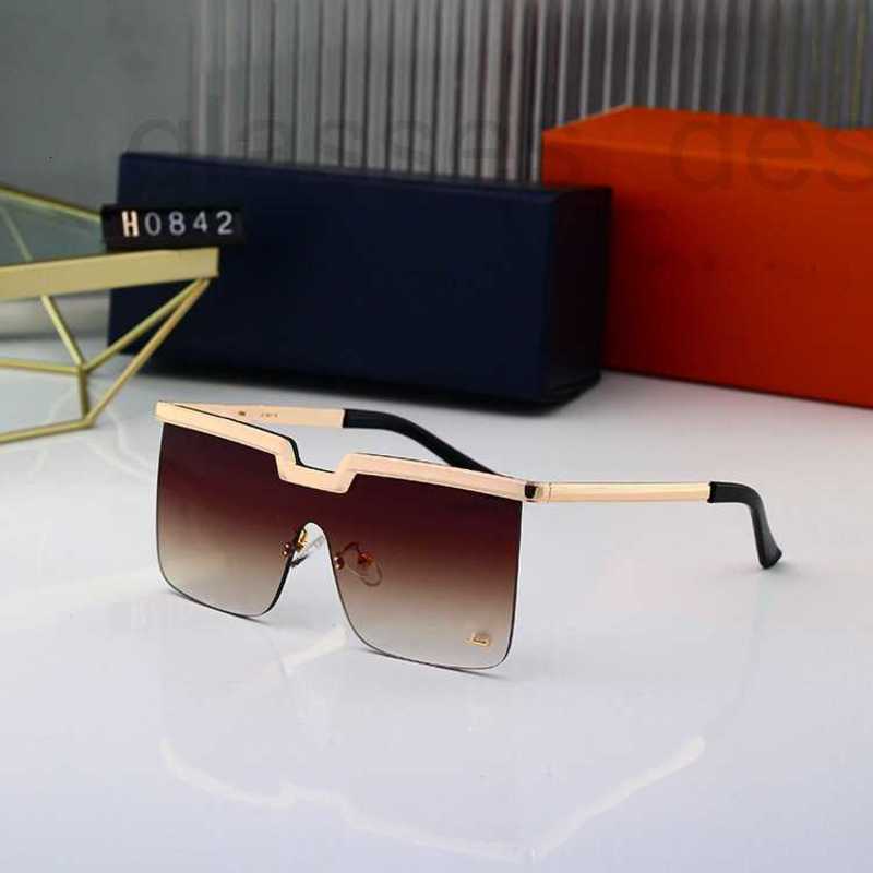 

Sunglasses designer 2023 new square frameless one-piece sunglasses glasses large frame fashionable SYPV