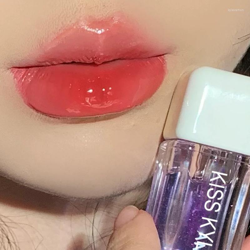 

Lip Gloss Cute Wet Crystal Jelly Moisturizing Transparent Luster Plump Lips Shiny Lipstick Color Is Full And Rich Sexy Makeup