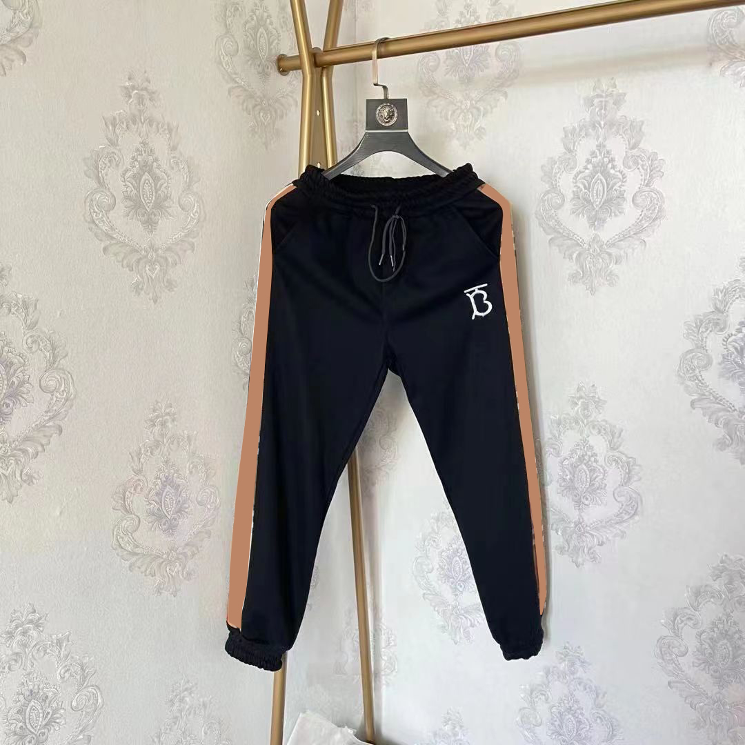 

Mens Pants Designer Joggers Terry Pant Men Track Pants Sport Bottoms Trouser Embriery Asian Side -5XL, Black