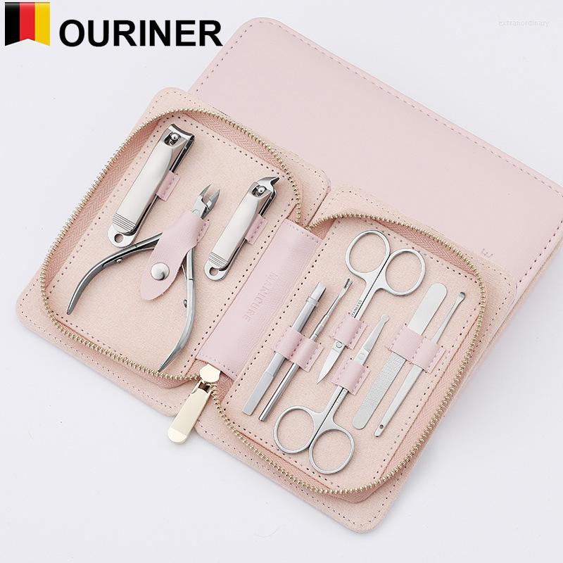 

Nail Art Kits Arrivals Manicure Set Pedicure Sets Clipper Stainless Steel Professional Cutter Tools With Travel Case Kit