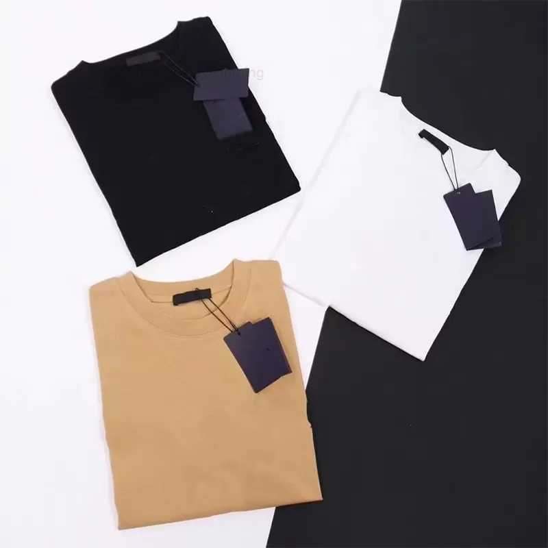 

2023 Women 'S T -Shirt Tops Men 'S Designer Embroidered Short Sleeve Cotton Knitwear Apparel Multicolor Asian Size High Quality Slim Fit, Gold