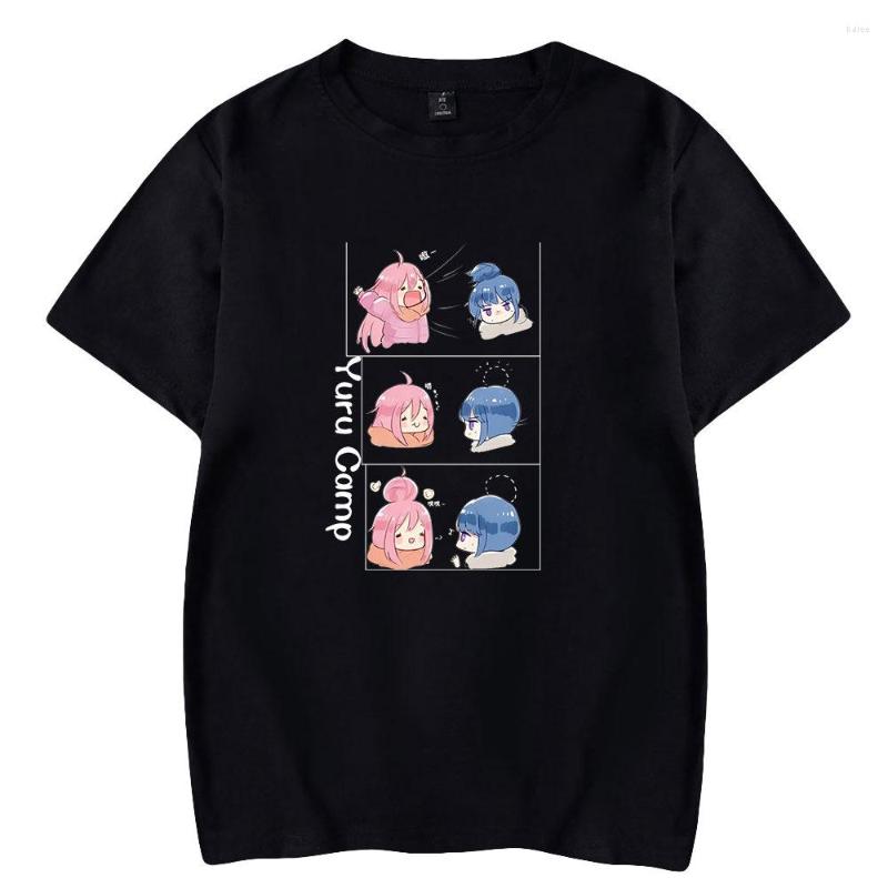 

Men's T Shirts 2023 Arrival Yuru Camp Shirt O-Neck Short Sleeve Men/Women Street Style Fashion Tops, As