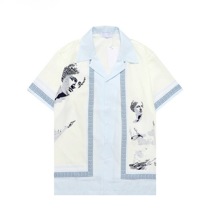 

Men Designer Shirts Summer Shoort Sleeve Casual Shirts Fashion Loose Polos Beach Style Breathable Tshirts Tees Clothing#30