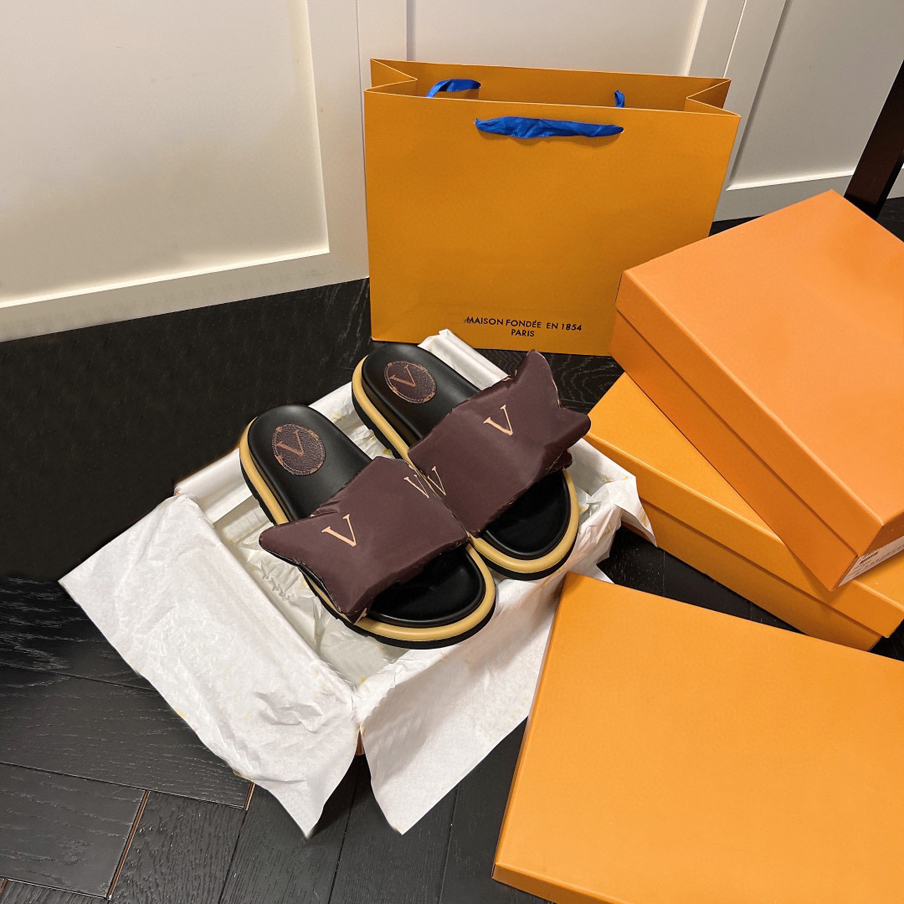 

Designer Shoe slipper sandal Man Women Slippers Pillow Mules Luxury Brand Real Leather Flip Flop Flats Slide Casual Shoes Sneakers Boots by top99 w283 007, #18