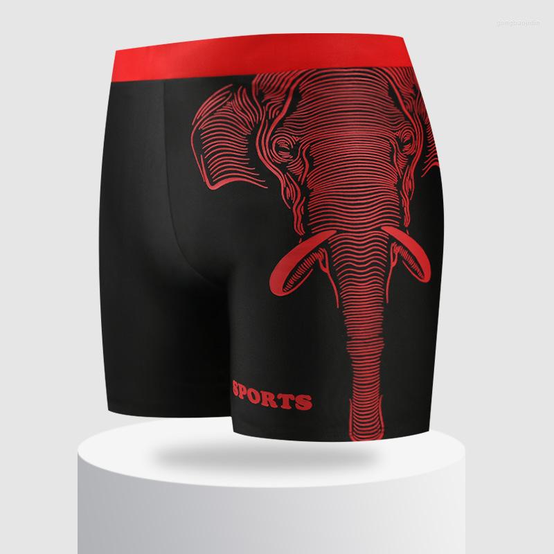 

Men's Swimwear 2023 Adult Swimming Trunks Plus Size Fashion Print Loose Quick Dry Anti-embarrassment Mens Swimsuits, Red