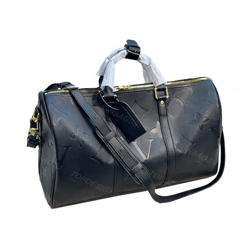 

Classic Designer Duffel Bags Fashion Mens Womens Luxury Bag Luggage Gentleman Travel Bags Handbags Large Capacity Keepall Carry On Luggages 50cm, Item 1