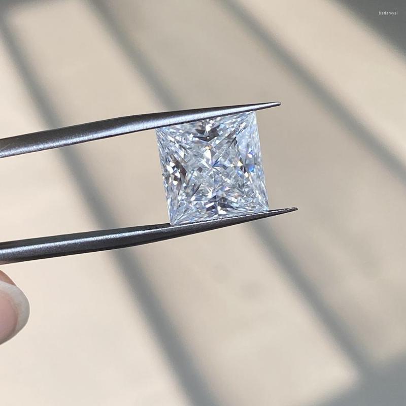 

Loose Diamonds Meisidian Princess Cut 8x8mm 2.78cts D Color VVS1 GRA Moissanite Diamond Lab Created White Stones