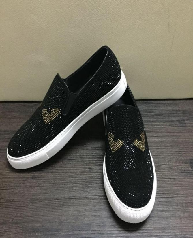 

2021 New Big Size shoes men Slip on Men039s Loafers Luxury Casual Fashion Trend Brand Men039s Shoes Wedding Shoes 38457540132, Black