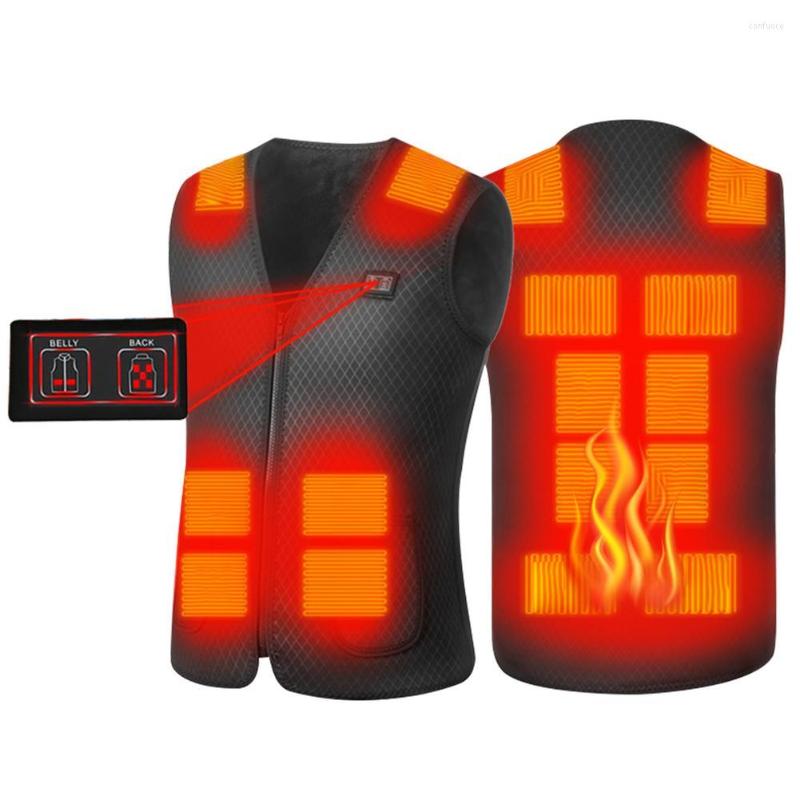 

Hunting Jackets Winter Heated Vest For Men Women 16 Heating Zones 3 Levels Dual Control Intelligent Charging Warm, Picture shown