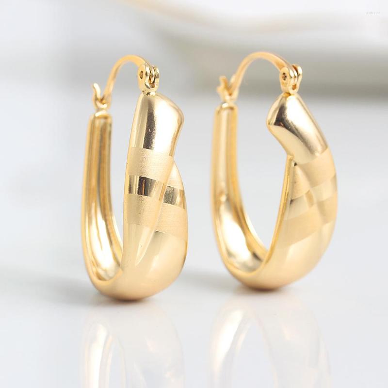 

Hoop Earrings Fashion Jewelry Women Big 2023 Design Trend Romantic Geometric For Wedding Copper Findings