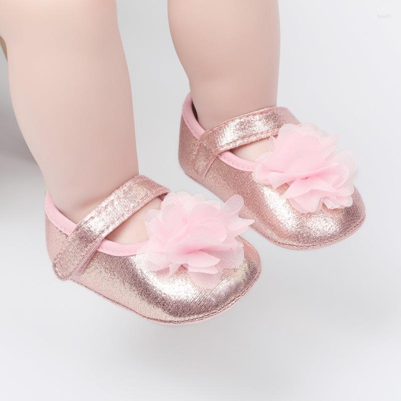 

Athletic Shoes 2023 Exellent Baby Girls Cute Flower Princess Soft Bottom Non-slip Toddler