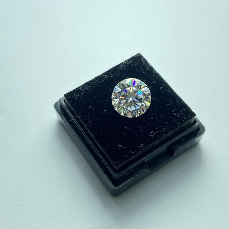 

Loose Diamonds 9mm D VVS Round Lab Grown MoissaniteGemstone For Ring Making