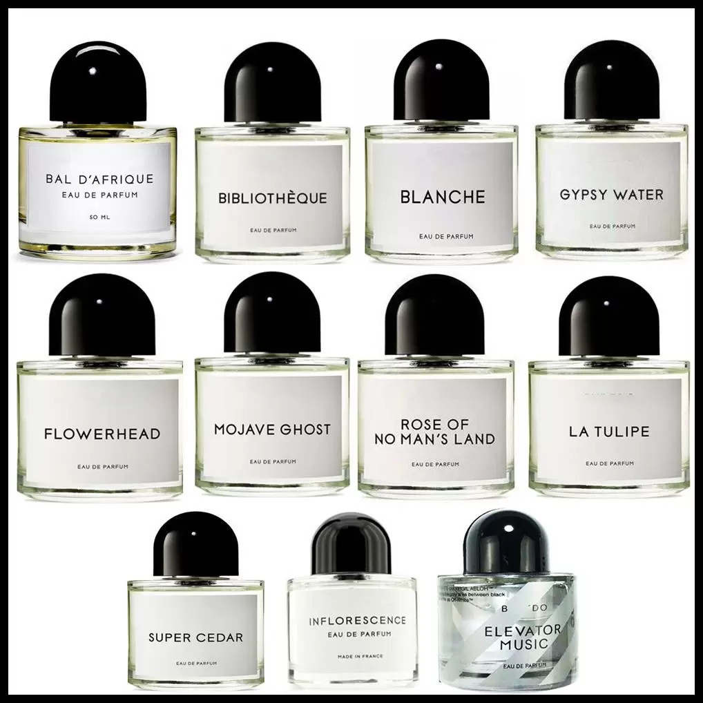 

15 Types Byredo Perfume Collection 100ml 3.3oz Fragrance Spray Bal d'Afrique Gypsy Water Mojave Ghost Blanche Parfum High Quality Parfum Long Lasting Smell