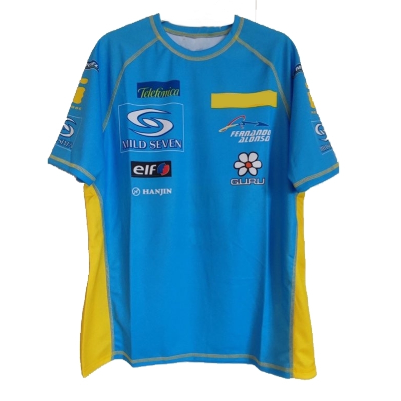 

Mens TShirts 2006 Formula One Fernando Alonso Vintage TShirt Aston Martin Racing Oversized Sport Cycling Tops 230419, Blue