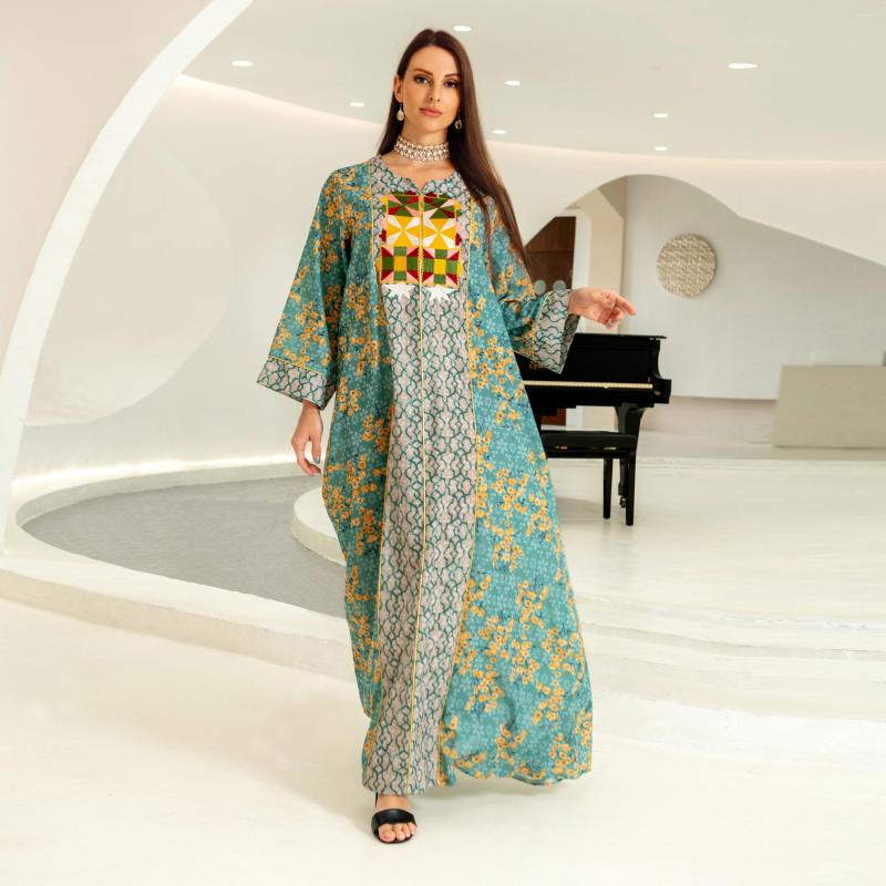 

Ethnic Clothing Ramadan Eid Abaya Dubai Turkey Muslim Dress Caftan Marocain Islam Dresses Hijab Abayas For Women Robe Femme Musulmane
