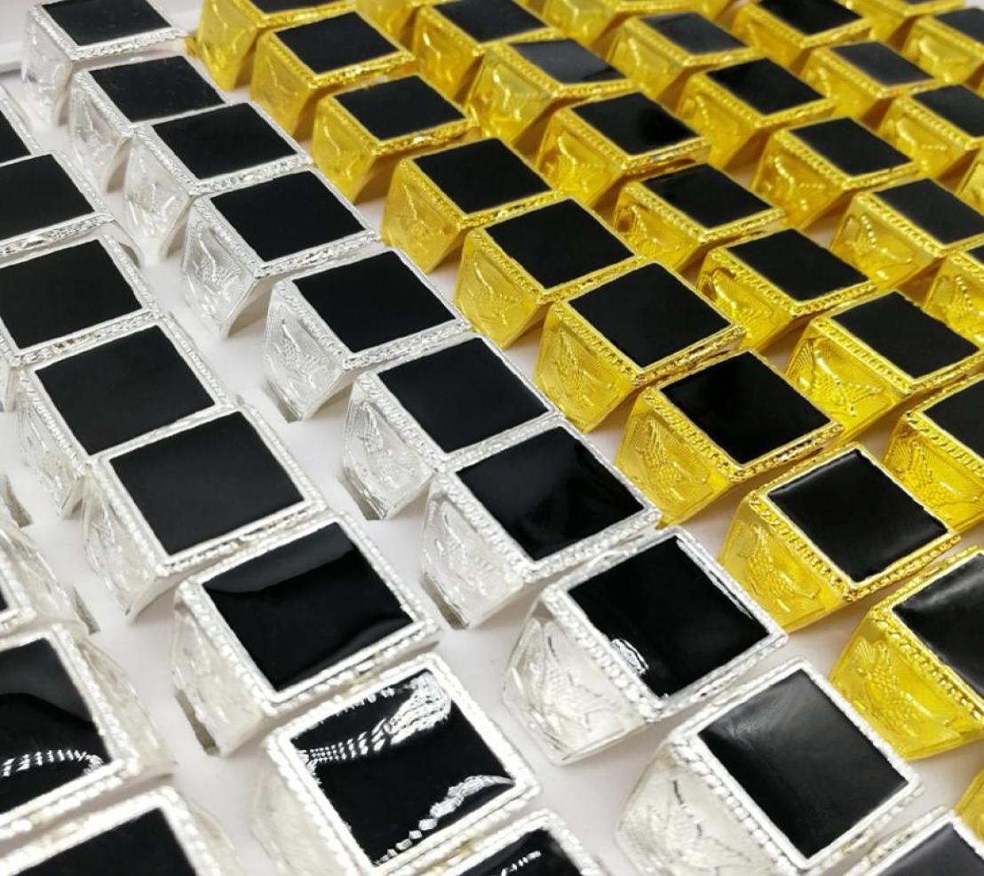 

Fashion 30pcslot Drip band Rings jewelry meal Silver gold Vintage punk style Tangible benefits Plated fit Mens and womens Finger 1219441