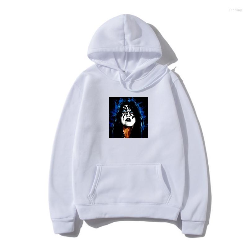 

Men's Hoodies Ace Frehley American Autumn Metal Singer Outerwear Hoodie, White