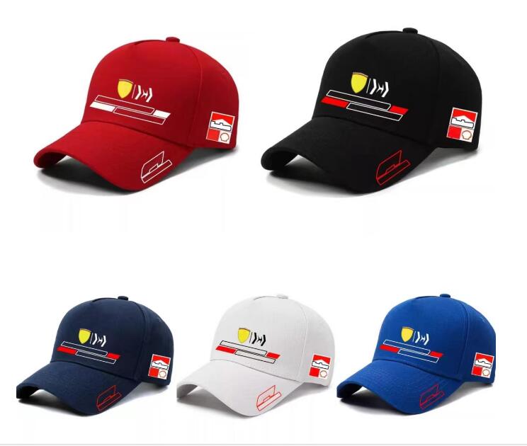 F1 racing cap, embroidered logo sun hat, outdoor fashion baseball cap-image-702804902