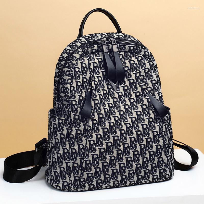 

Backpack Girl Fashion Schoolbag Bag Women's Bags Luxury Wallet For Women Makeup Shoulder, Black