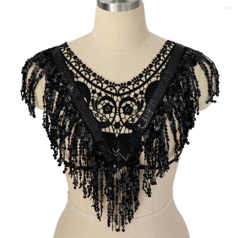 

Garters Gothic Women's Harness Bra Punk Lingerie Sexy Things Shine Tassel Goth Clothes Bondage Belt, Black