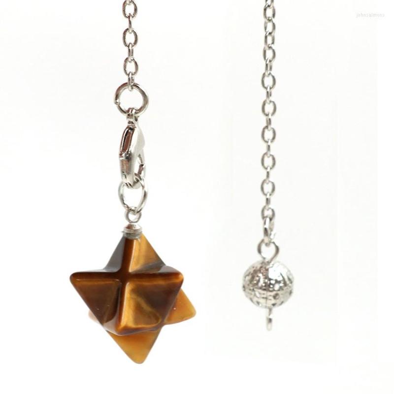 

Pendant Necklaces FYSL Silver Plated Star Point Many Style Crystal Stone Transfer Lucky Gift Link Chain Jewelry