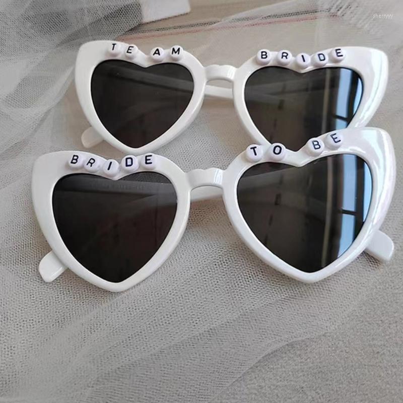 

Sunglasses Bride To Be Glasses With Heart Shape Frame Girls Bachelor Party Eyeglasses