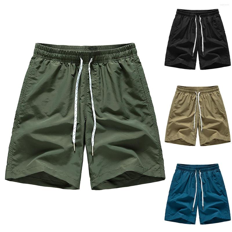 

Men's Shorts Casual Jogging Breathable Men'S Summer Retro Sports, Black