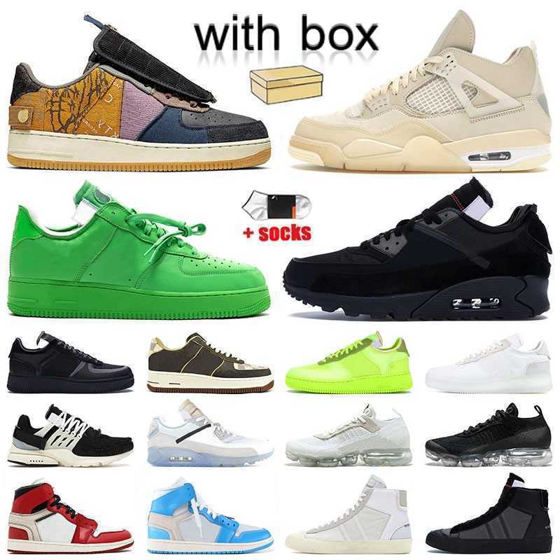 

With Box Co-Branded Rice White Casual Shoes Designer Womens Mens 1 4s 5s Ow Sail Low Black Mid Blazer 77 Offs Fly knit 90s Volt Jumpman, E17 36-47 offfwhite blue