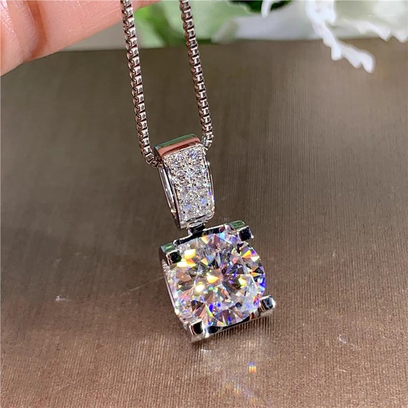 

Pendant Necklaces Trendy Crystal Necklace For Women Girls Wedding Engagement Valentines Day Gift Fashion Jewelry Wholesale