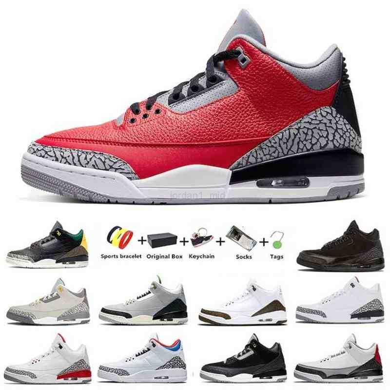 

Jumpman 3 III Mens Basketball shoes Pine Green Midnight Navy Racer Blue Pure White Grey Court Purple Varsity Royal SEOUL Maniere men, Color#9