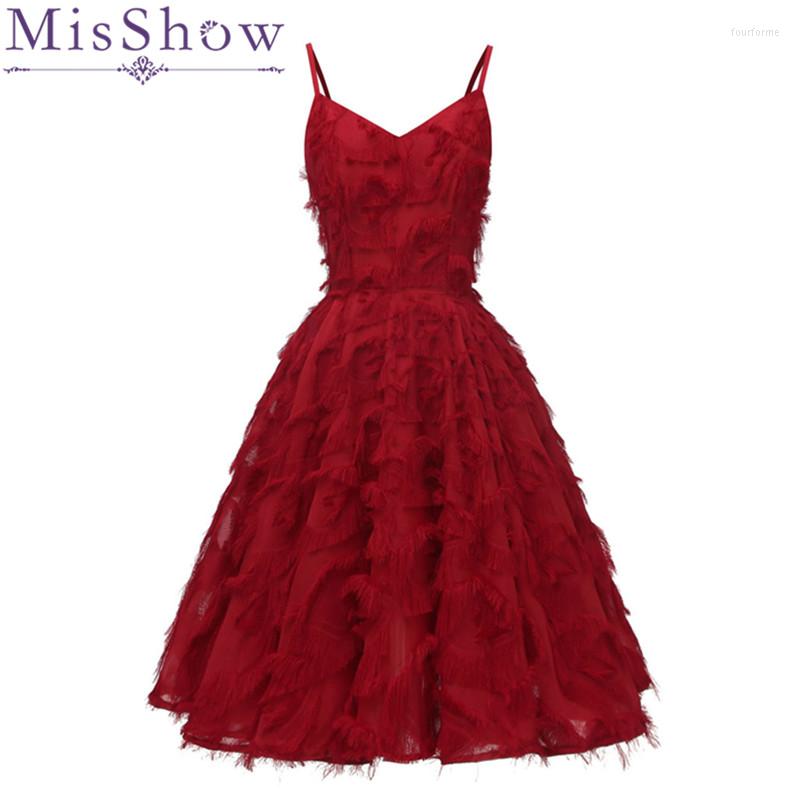 

Party Dresses Vestido De Festa Burgundy Mini Short Cocktail Gorgeous Full Tassel Prom White Formal Dress