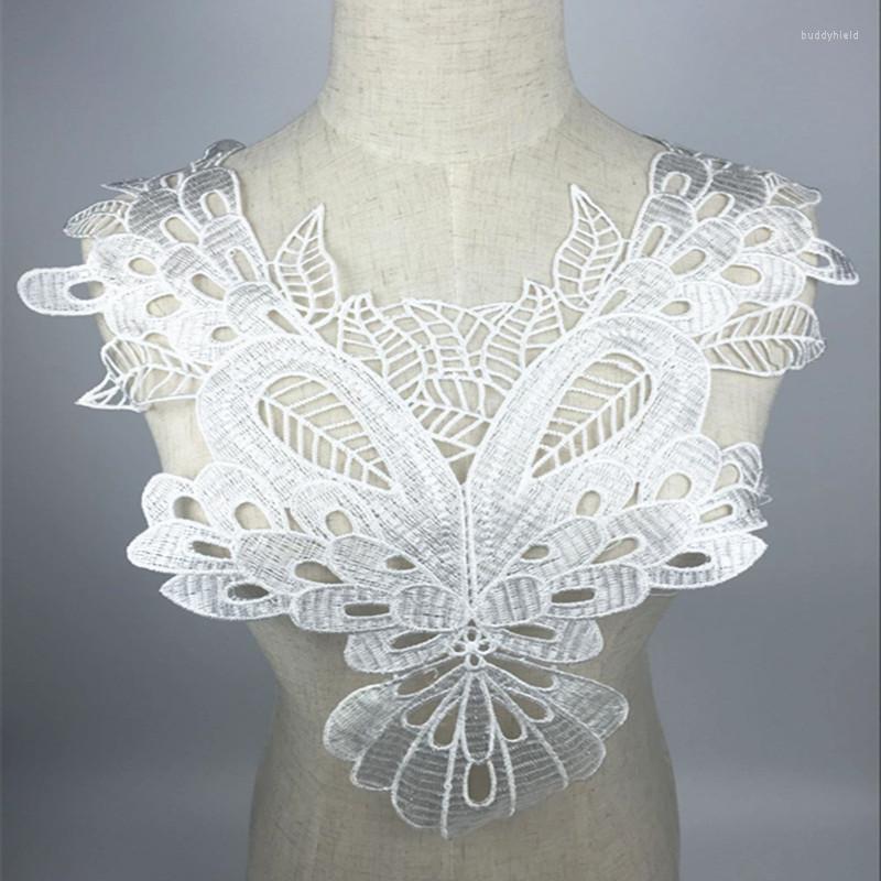 

Chains Fashion Lace Collar Bead Wedding Jewelry Choker Necklace Women Embroidered Neckline Embossed Sewing Accessories