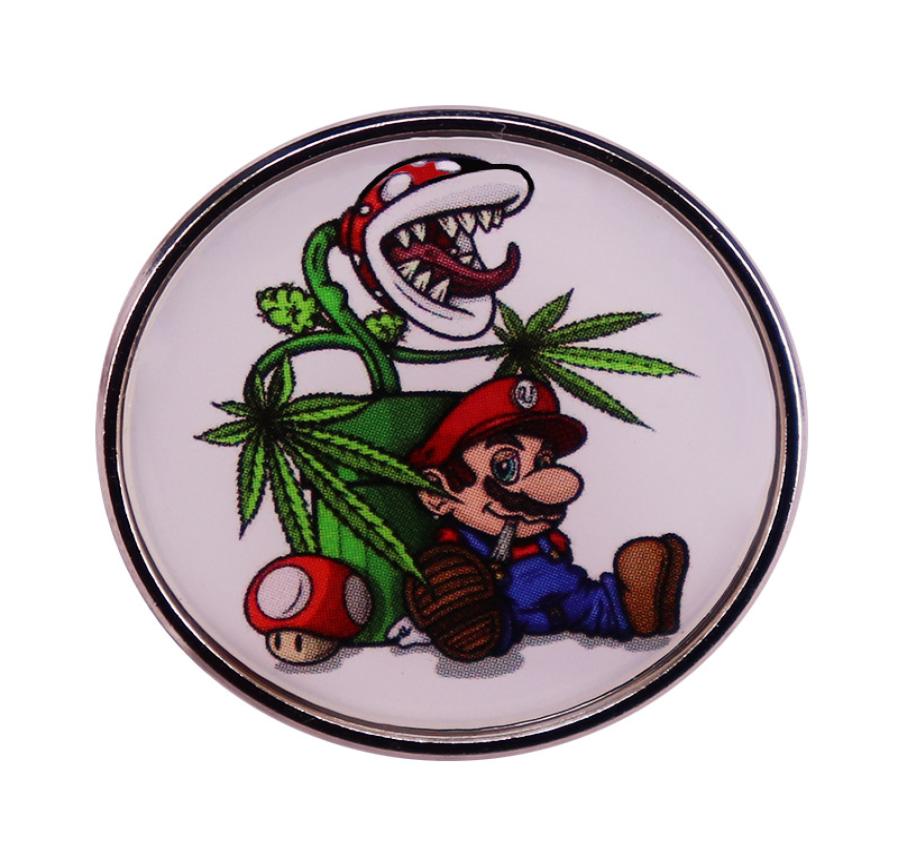 

game peripheral PIN BROOCH BADGE clothing backpack jewelry decoration4750643, Red