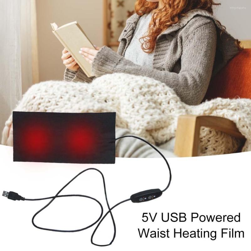 

Hunting Jackets Carbon Fiber Heating Pad Foldable Electric 5V USB Film Heater Pads For Warming Feet Waist Pillow, 10x20cm