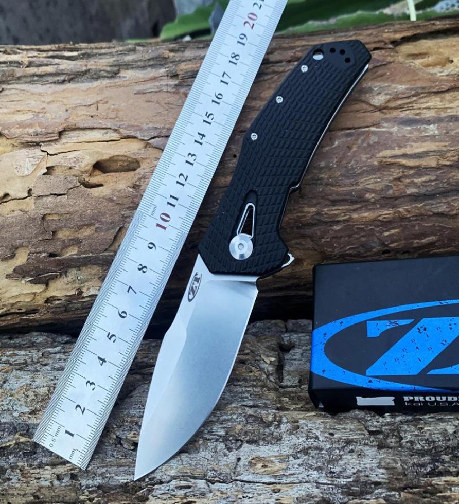 

ZT0308 Zero Tolerance Bearing Folding Knife G10 wood Handle 8CR13MOV Camping Hunting Survival Pocket Knives2099790