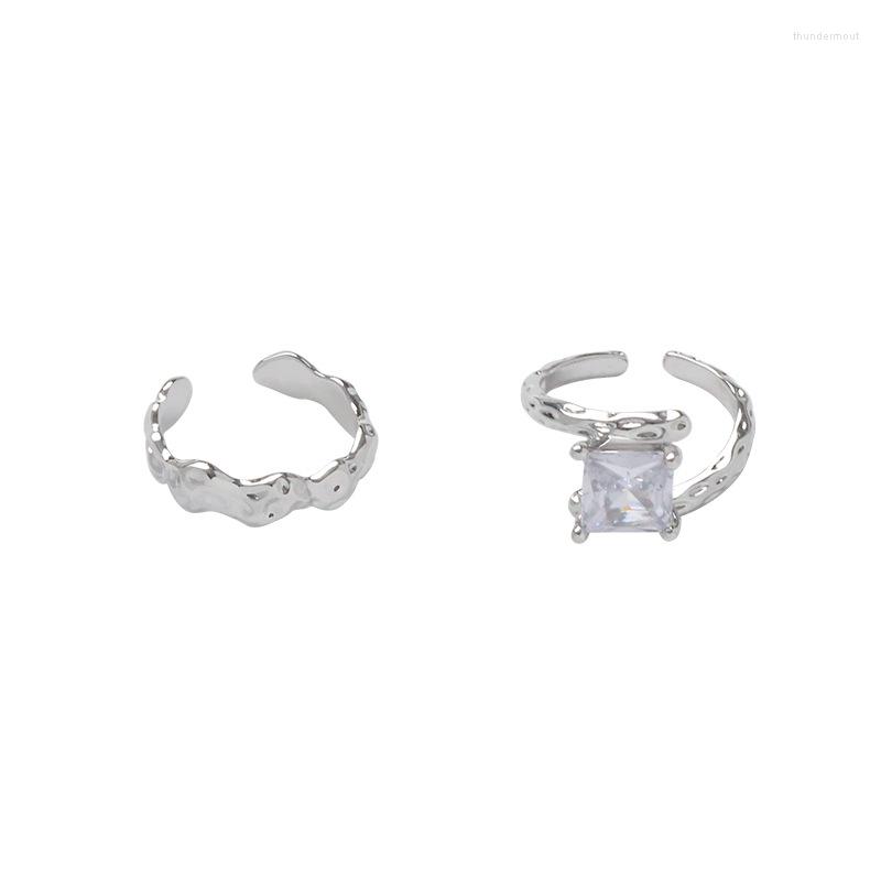 

Cluster Rings Minority Cold Wind Retro Opening Female Ring