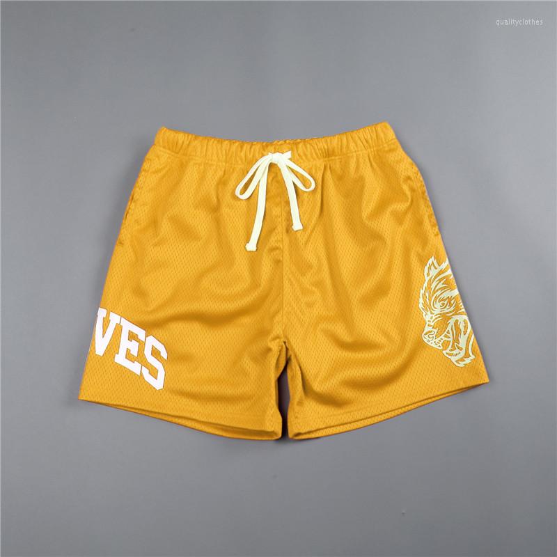 

Men's Shorts American Fashion Personalized Printed Pocket Summer Sports Casual Men's Shorts., Red