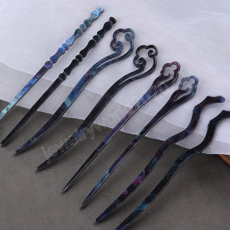 

Vintage Chinese Style Hair Sticks Acetate Chopstick For Women Hairpins Hair Clips Wedding Jewelry Hair Accessories