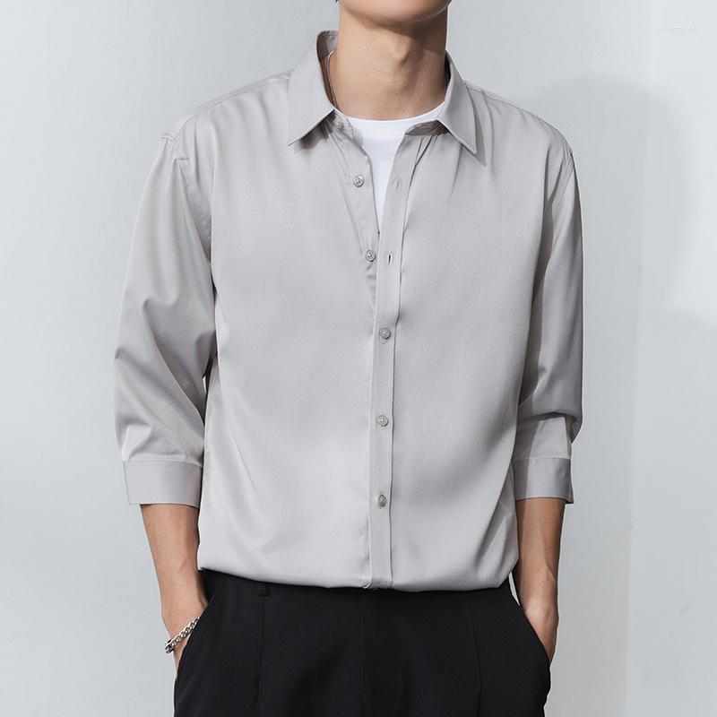 

Men's Casual Shirts Summer Camisa Masculina For Men Clothing Blusas Blouses Ropa Camisas De Hombre Chemise Homme Fashion Roupas Masculinas, Pink