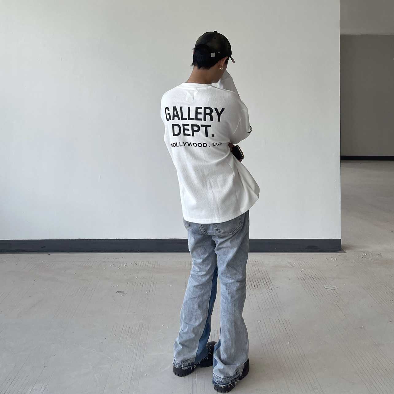 

Designer Clothing Hoodies Fashion Streetwear Galleryes Depts Waffle Loose Printed Long Sleeve Tee Top Trend Men Women Rock Sweatshirts Hip hop Sportswear, Shipping fee