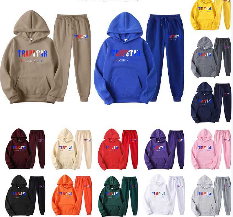 

2023 tracksuits sweater trousers set designer hoodies streetwear sweatshirts quality sports suit embroidery plush letter decoration thick Hoodies men pants