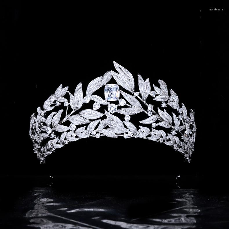 

Hair Clips Luxury Jewelry Miniature Zircon Crown Headwear Shiny Crystal Bat Mitzvah Birthday Wedding Dress Accessories Women Hairwear