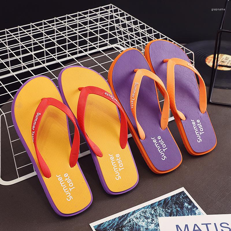 

Slippers HKAZ-S Herringbone For Casual Soft Soles Fashionable Style Men's Beach Antiskid Summer Sandals Shoes, Black