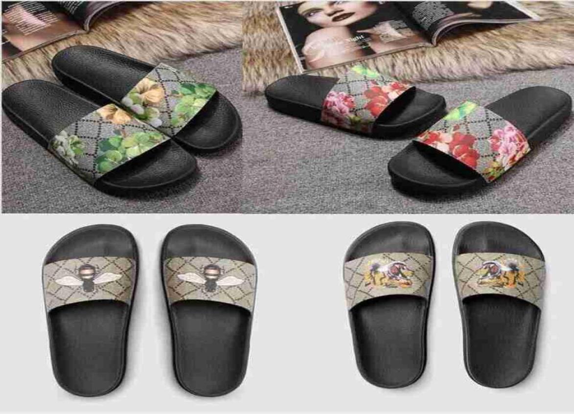 

Floral sandals Big size us5 us13 blossom mix 100 models Men Women flower animals Slide Summer Fashion Wide Flat Slippery Slipper9839567, Black