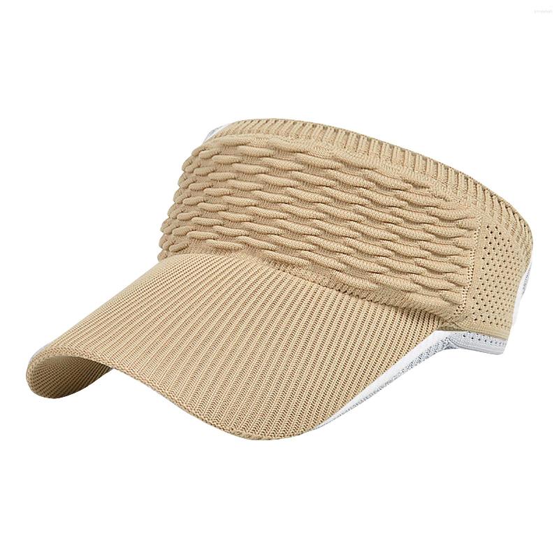 

Wide Brim Hats Women Cycling Sun Visor Hat Travel Elastic Outdoor Beach Solid Wrinkle Knitting Fashion Casual Hiking Spring Summer, Grey