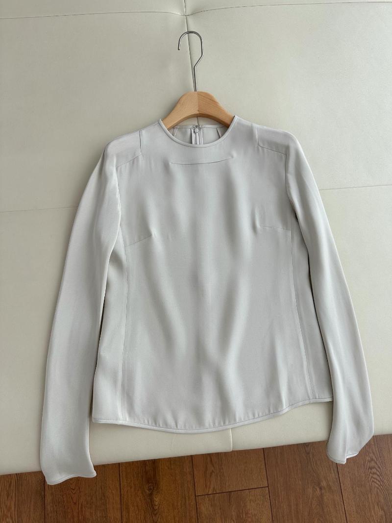 

Women's Blouses 2023 Womens Fashion Long Sleeve Sexy Casual Silk Shirt 0405