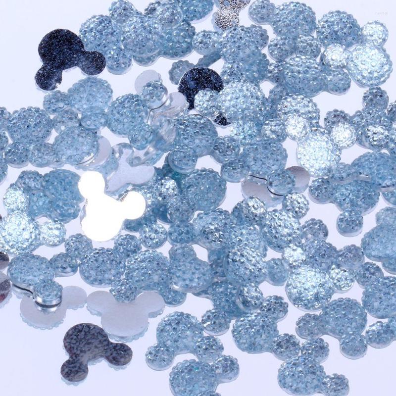 

Nail Art Decorations Head 1000pcs 14x11.5mm Many Colors Flatback Glue On Resin Rhinestone DIY Crafts Jewelry Garments