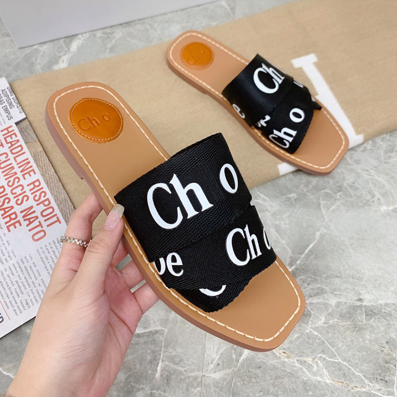 

top-quality cross belt sandals slippers summer square head straw woven slide woman sponge cake mules classic beach footwear