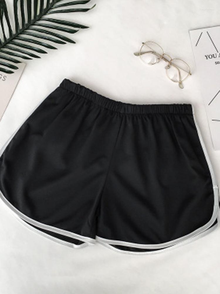 

Women's Shorts 2023 Simple Women Casual Patchwork Body Fitness Workout Summer Female Elastic Skinny Slim Beach Egde Short, Black