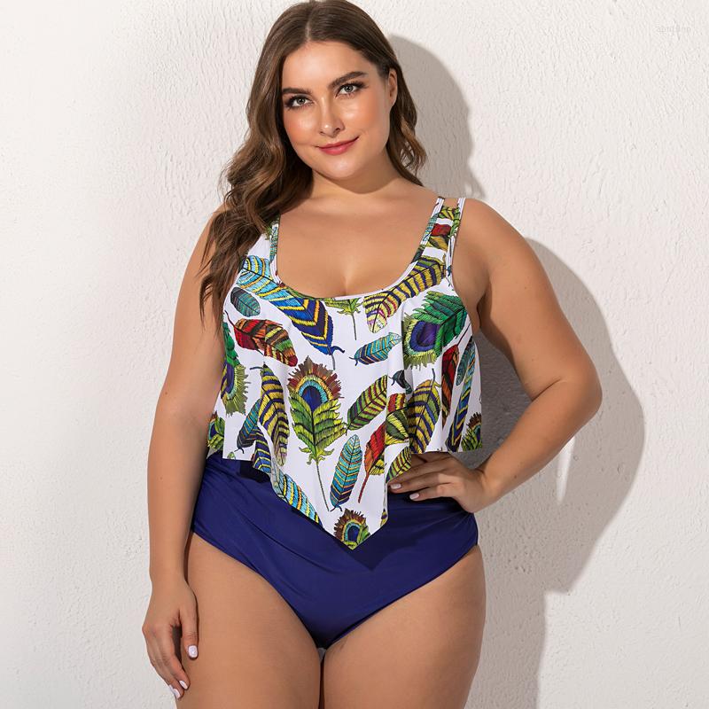 

Women's Swimwear Large Size -5XL Women Swimming Suit Bikinis Set 2023 High Wiast Swimsuit Female Sexy Plus Brazilian Biquin, 2103601-42